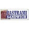 Signmission PASTRAMI SANDWICH BANNER SIGN Yiddish food restaurant butcher shop B-Pastrami Sandwich - alternate 1